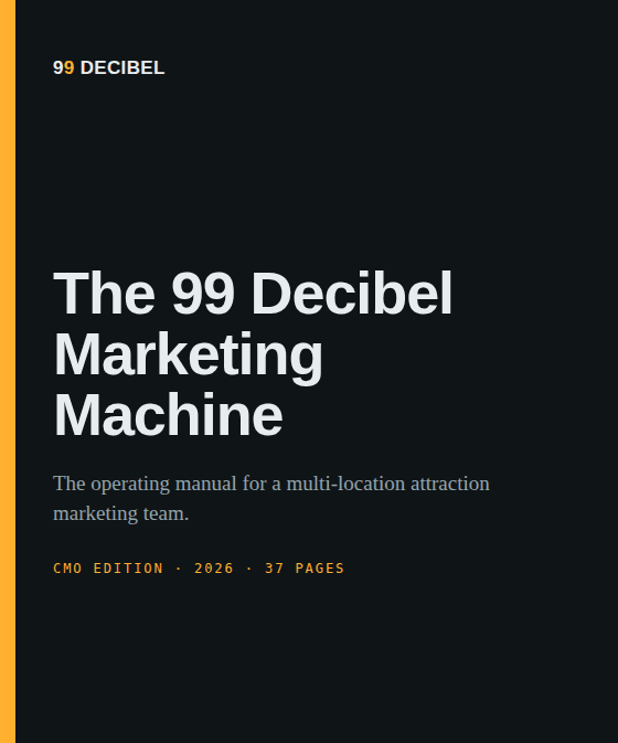 99 Decibel marketing playbook cover